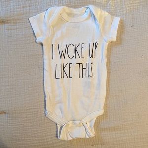 Rae Dunn baby 0-3m onesie